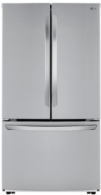 LFCC22426S LG Counter Depth French Door Refrigerator - 22.8 cu. ft., 36 Inch Stainless Steel