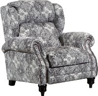 Stone Gray Power Recliner - Bisbee