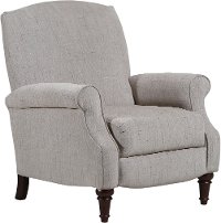 Buff Tan Push Back High Leg Recliner - Oakley
