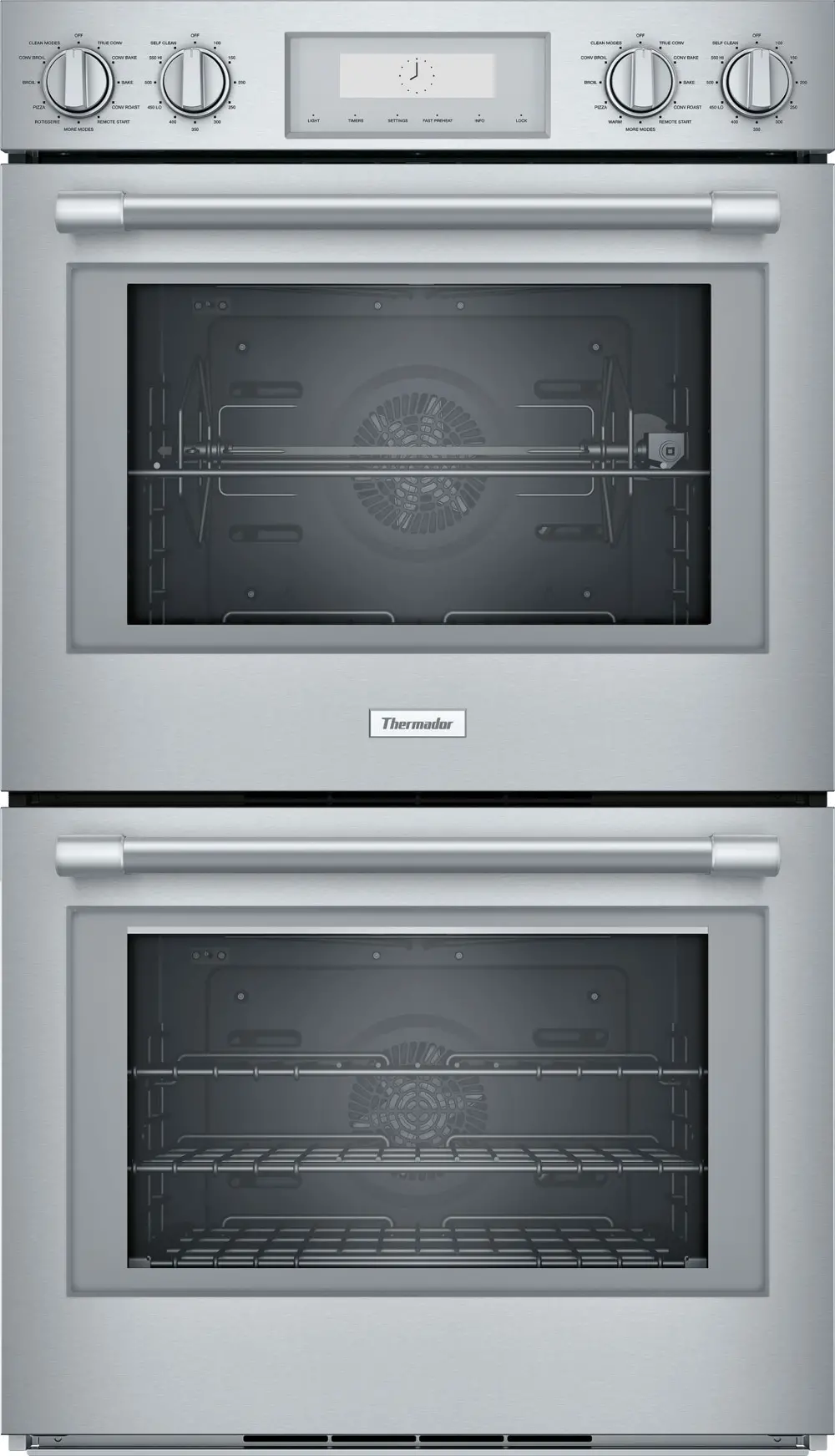 POD302W Thermador 7.3 cu ft Double Wall Oven - Stainless Steel 30 Inch-1