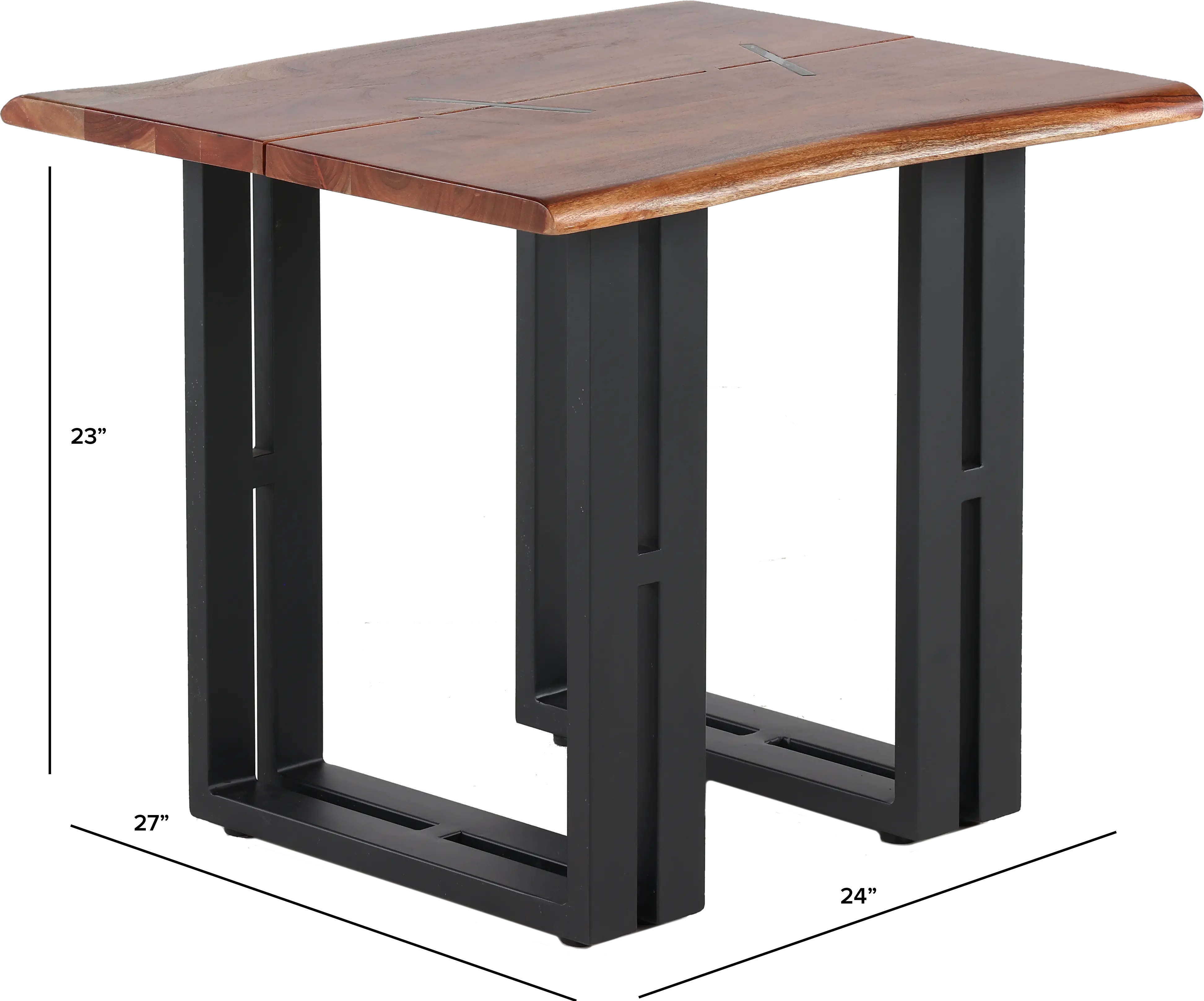 Copenhagen Live Edge End Table-3