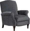 Oakley Quartz Gray High Leg Push Back Recliner