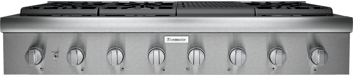 PCG486WL Thermador Gas Rangetop - 48 inch Stainless Steel-2