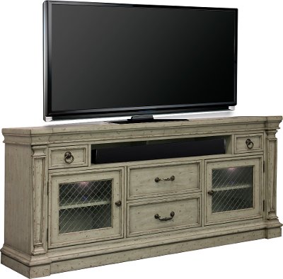74 Inch Antique Sage TV Stand - Lafayette