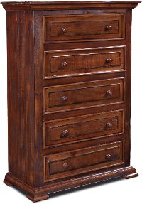 Classic Brown Chest of Drawers - Marquis