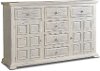 Clearance Rustic White Dresser - Marquis