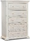 Rustic White Chest of Drawers - Marquis