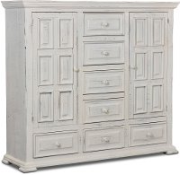 Rustic White Master Chest - Marquis