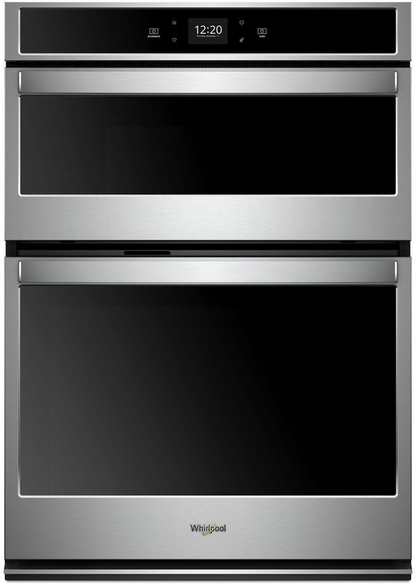 WOC54EC0HS Whirlpool 30 Inch Smart Combination Wall Oven with Microwave - 6.4 cu. ft. Stainless Steel-1