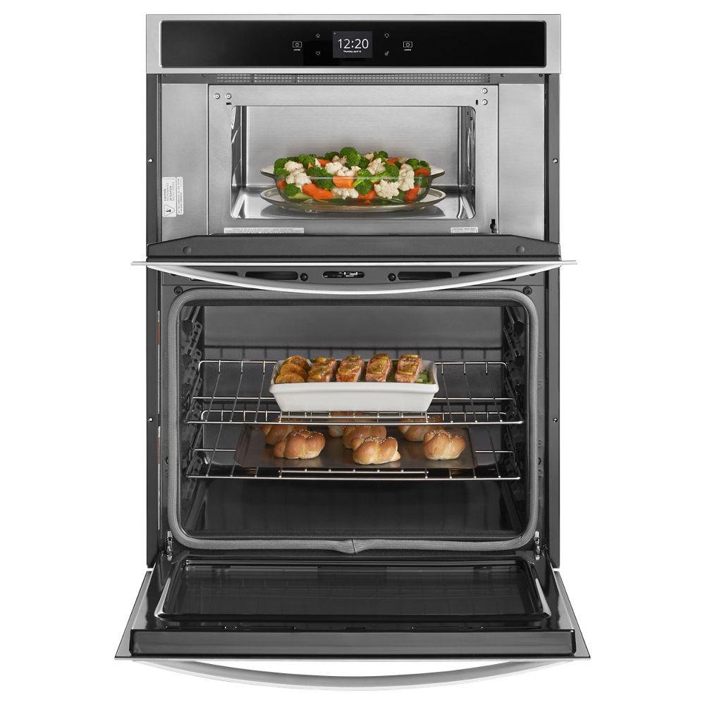 WOC54EC0HS Whirlpool 30 Inch Smart Combination Wall Oven with Microwave - 6.4 cu. ft. Stainless Steel-2