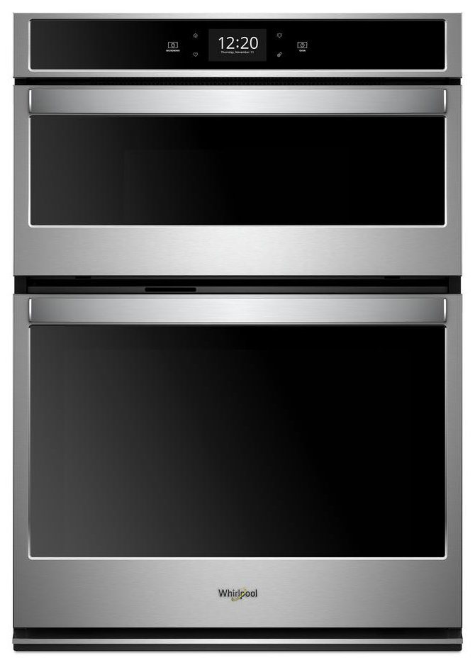 WOC75EC0HS Whirlpool 30 Inch Smart Convection Combination Wall Oven with Microwave - 6.4 cu. ft. Stainless Steel-1