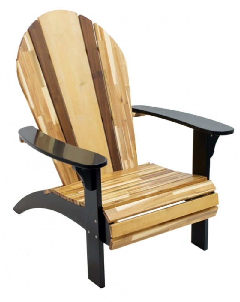 Natural Acadia Wood Adirondack Chair Woody Rc Willey Furniture