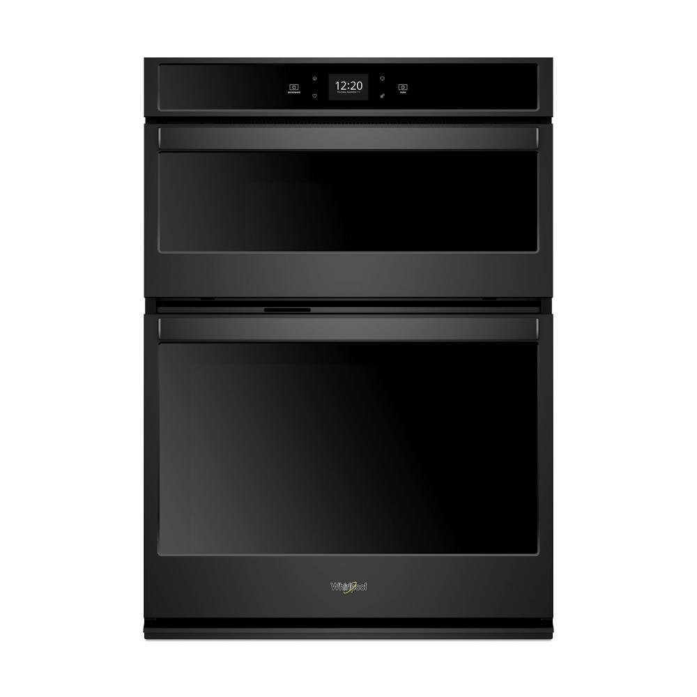 WOC54EC0HB Whirlpool 30 Inch Smart Combination Wall Oven with Microwave - 6.4 cu. ft. Black-1
