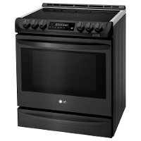 LSE4615BM LG 30 Inch Oven Range - Black Matte Stainless Steel-5