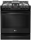 LSG4515BM LG 6.3 cu. ft. Smart WiFi Enabled Electric Slide-in Range - Black Stainless Steel