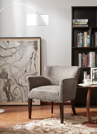 Charcoal Gray Office Guest Chair