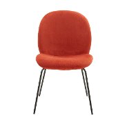 Terra Cotta Orange Office Guest Chair-2