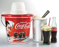 Coca-Cola 4-Quart Electric Ice Cream Maker - Red