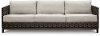 Wicker Patio Sofa with Sunbrella - Nevis