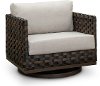 Wicker Patio Motion Chair with Sunbrella Cushion - Nevis