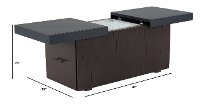 Retractable Top Patio Fire Pit - Nevis-4