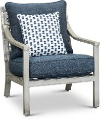 Driftwood Gray Patio Lounge Chair - Rockport
