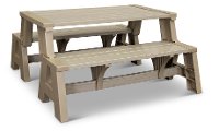 Resin Woodgrain Convert a Bench-3