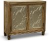 Natural Brown and Pewter Accent Cabinet - Jigsaw