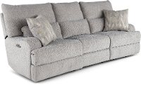 Archie Shark Gray Power Reclining Sofa - Brindle-2