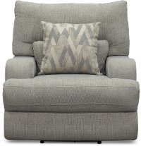 Archie Shark Gray Power Recliner - Brindle