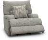 3268-50HP/PWRRL/SHRK Archie Shark Gray Power Recliner - Brindle-2