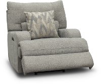 Archie Shark Gray Power Recliner - Brindle-2