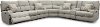 Archie Shark Gray Power Reclining Sectional Sofa - Brindle