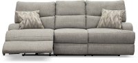 KIT Archie Shark Gray Power Reclining Living Room Set - Brindle