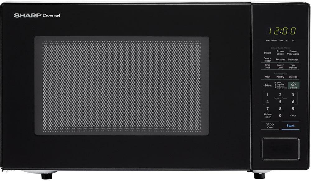 SMC1441CB Sharp Countertop Microwave - 1.4 cu. ft. Black-1