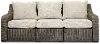 Lemans Woven Patio Sofa with Motion