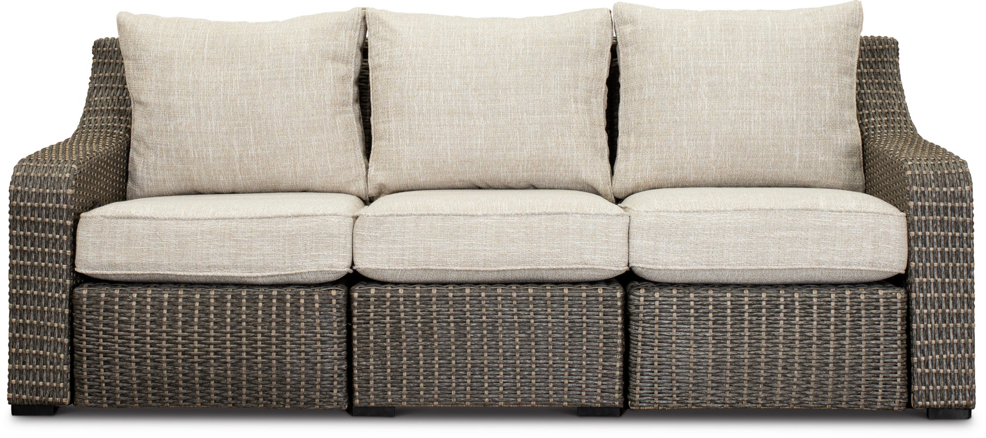 Woven Patio Sofa with Motion - Lemans-1