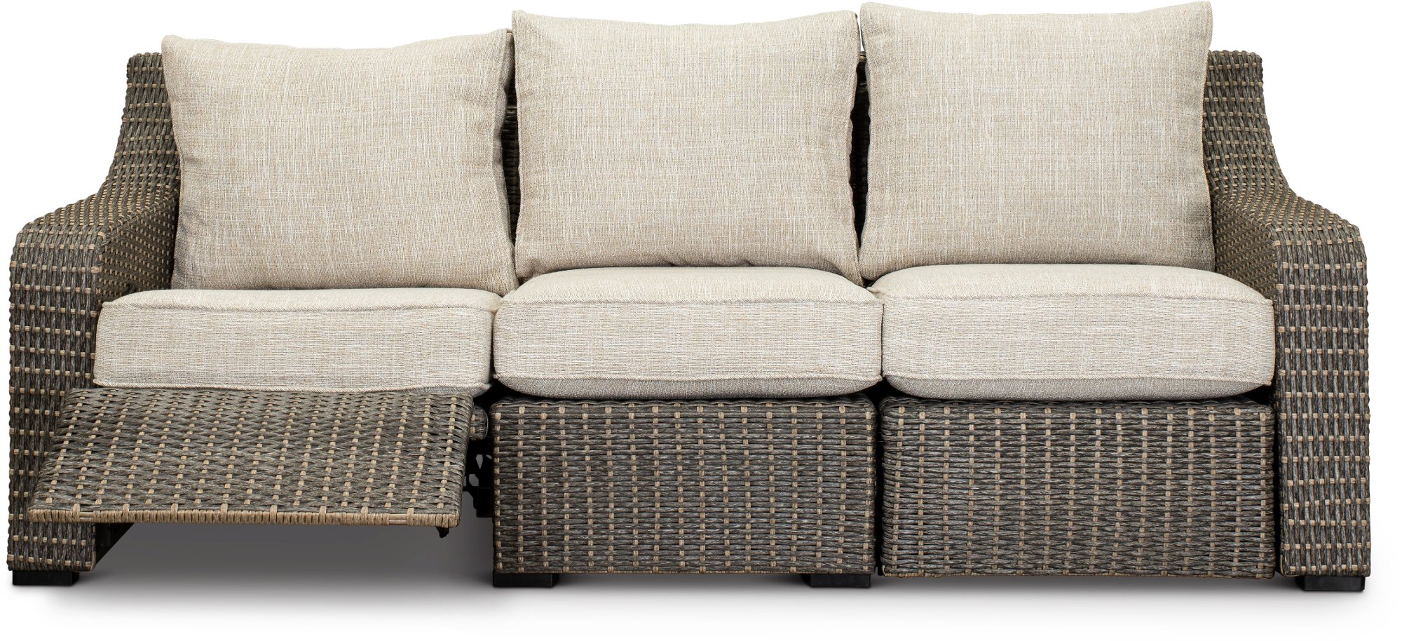 Woven Patio Sofa with Motion - Lemans-2