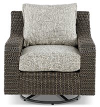 Woven Swivel Patio Chair - Lemans-2