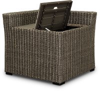 Modular Wicker Patio Sectional Corner with Storage - Tahoe