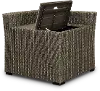 Tahoe Modular Wicker Patio Sectional Corner with Storage