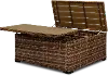 Tortola Wicker Patio Cocktail Table with Storage