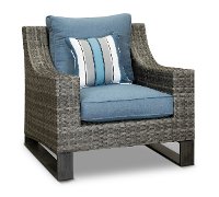 17C262AW/STHPRT/CH Wicker Woven Patio Chair - Southport