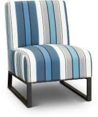 16C117A-M/BLUE/ACCCH Blue, Gray, and White Striped Patio Accent Chair - Southport-4