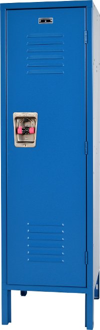 Blue Metal Kids Locker