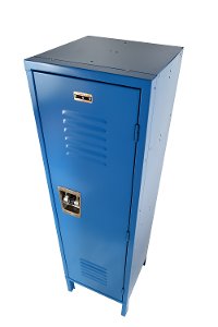 Blue Metal Kids Locker-4