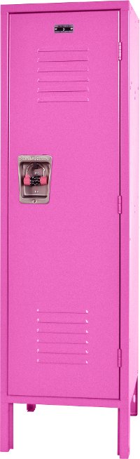 Pink Metal Kids Locker