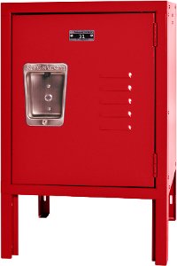 Red Metal Mini Kids Locker