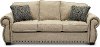 Casual Traditional Canvas Tan Sofa Bed - Southport