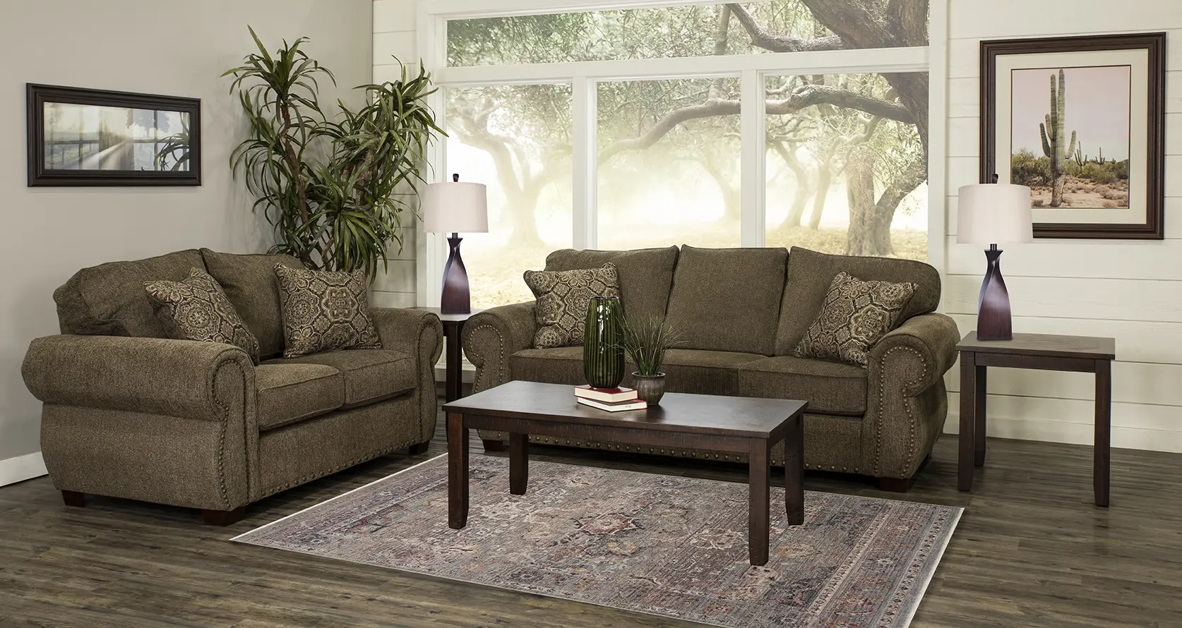 Southport Coffee Brown Sofa-2